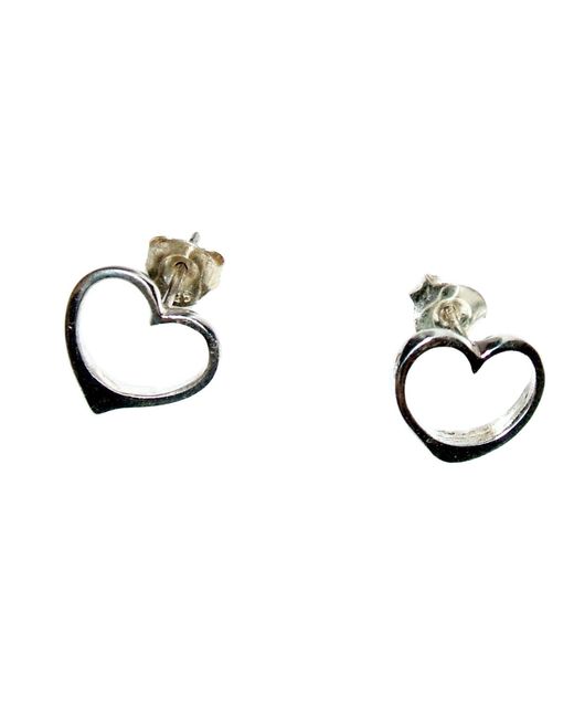 Tg-Jewellery by Tamara Gervasio Metallic Heart Stud Earrings – Sterling