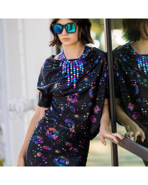 Jennafer Grace Black Celestia Angle Dress