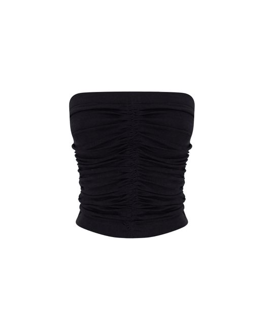 Alive New York City Black Soul Strapless Top