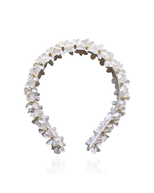 PINAR OZEVLAT Metallic Yasmine Headband