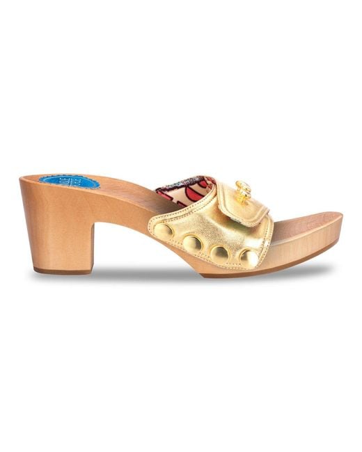 Nique Forde Metallic Butterscotch Georgie Sandals