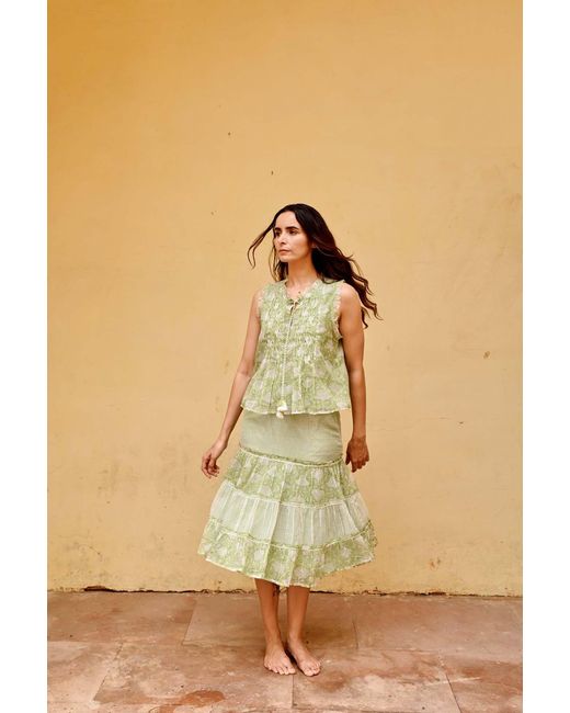 Liminal Green Lizzy Skirt