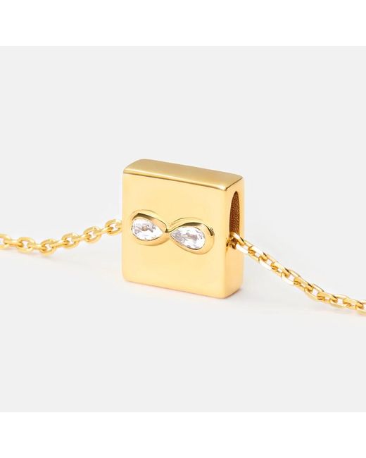 Kouree Metallic 'It's All For You' Necklace Pendant Charm