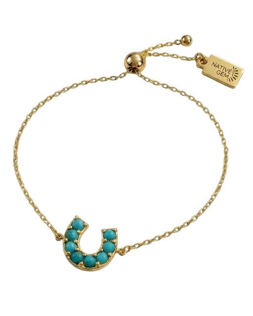 Native Gem Metallic Lucky Horseshoe Bracelet
