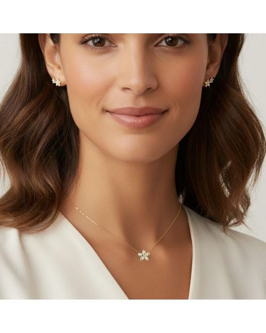 BLOOMTINE | Earth Angel HQ Metallic Eternal Bloom Sterling Flower Stud Earrings