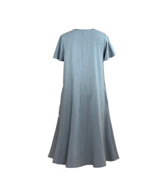 Frock Tales Blue Willow Midaxi Dress With Short Sleeves