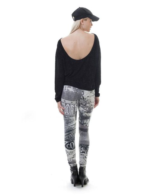 Conquista Black Low Back Top