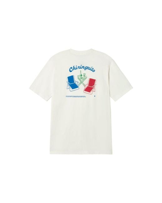Thinking Mu White Chiringuito Aaron T-Shirt for men