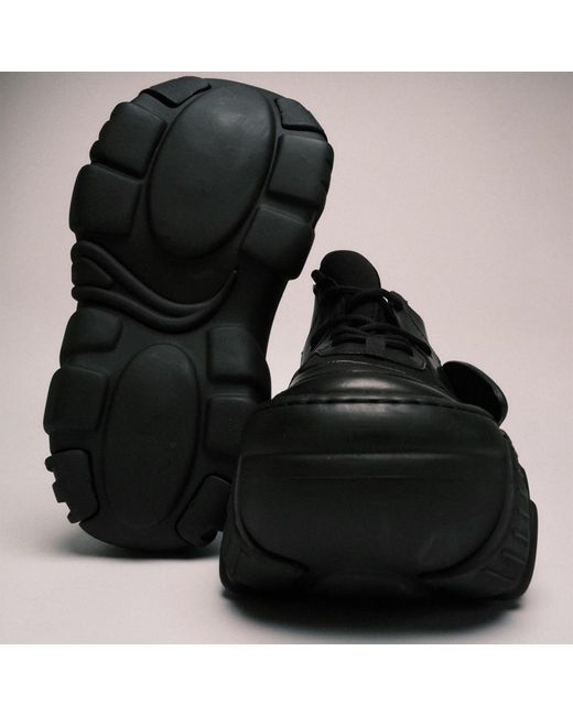 Swear Black Element Platform Sneakers