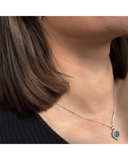 The Jewellery Store London Metallic Labradorite 'You Are Loved' Necklace
