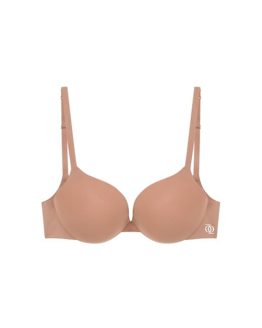 GOD SAVES QUEENS Multicolor Neutrals Second Skin Ultimate Push-Up Bra Cafe Au Lait
