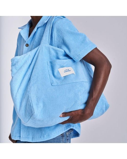 Little Mariner Blue Coastal Terry Bag