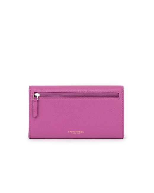 CAMPO MARZIO Roma 1933 Purple Ellen Wallet