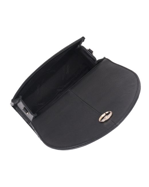 Paul Costelloe Black Cilo Leather Crossbody Bag