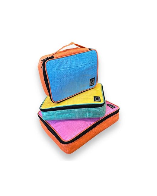 Torrain Recycled Bags Blue New! Packing Cube Set