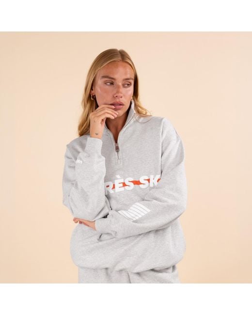 VLD White Runyon Après Ski Quarter-Zip