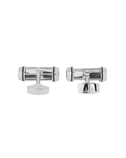 Tateossian Metallic Sand Timer Cufflinks for men