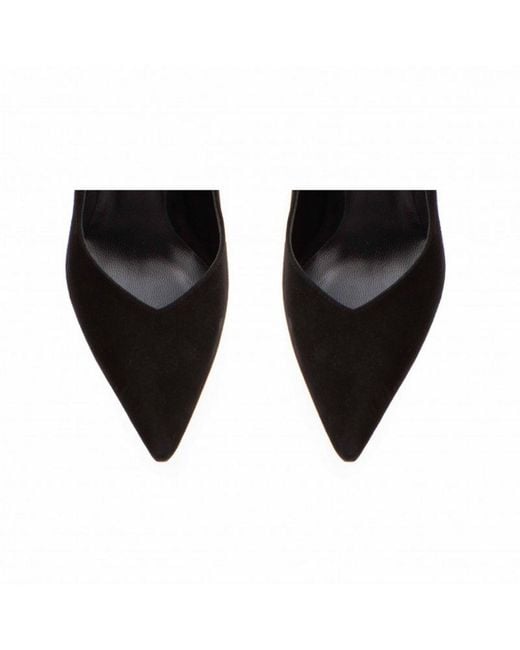 The 5Th Element Black Amalia Suede Pumps