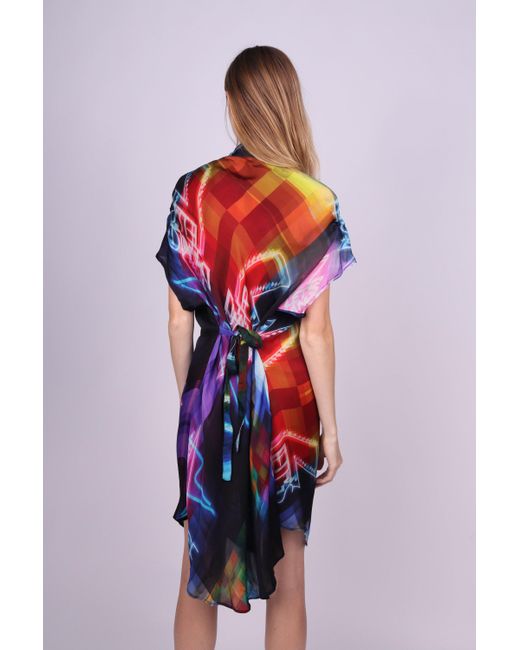 Any Old Iron Blue Lets Dance Shirt Dress