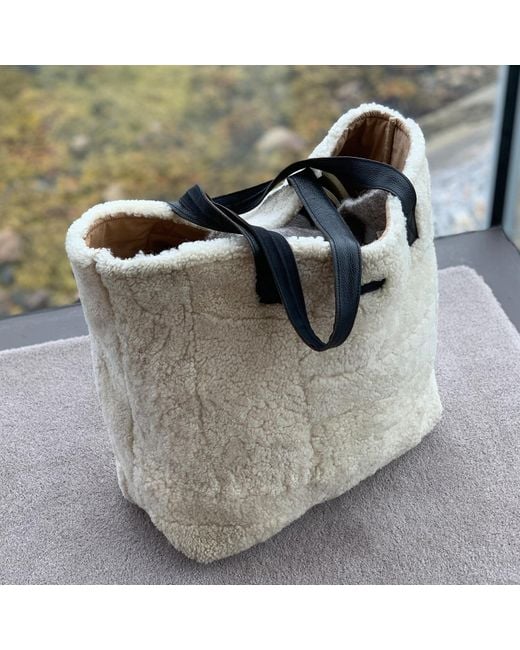 tirillm Natural Lana Tote Bag Off
