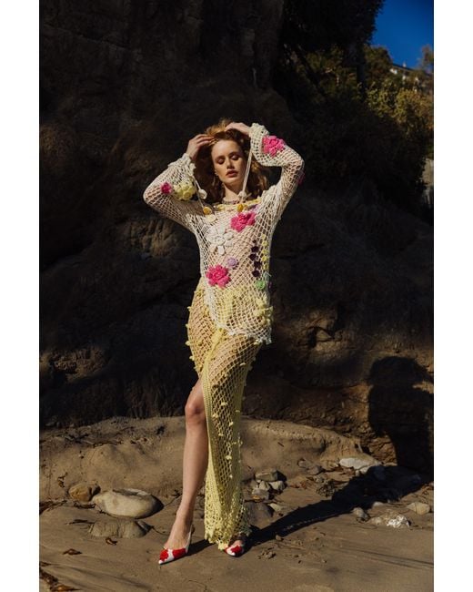 Andreeva White Malva Handmade Crochet Top