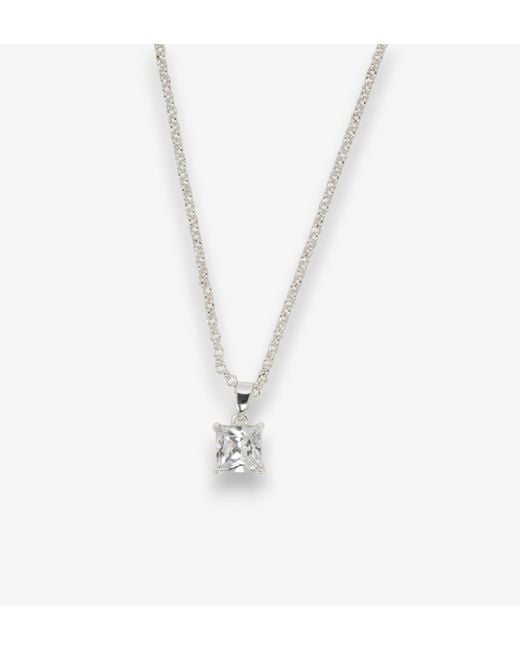 Uchi and Soto Metallic Shikaku Stone Pendant Necklace