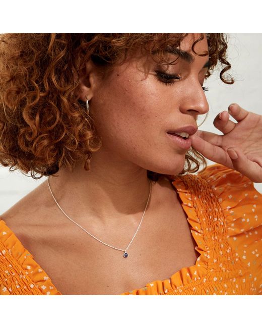 Auree Jewellery Metallic Hampton Sapphire & Vermeil Necklace