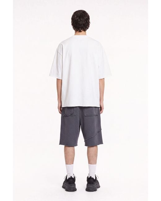 mysimplicated Gray Graphite Bermuda for men