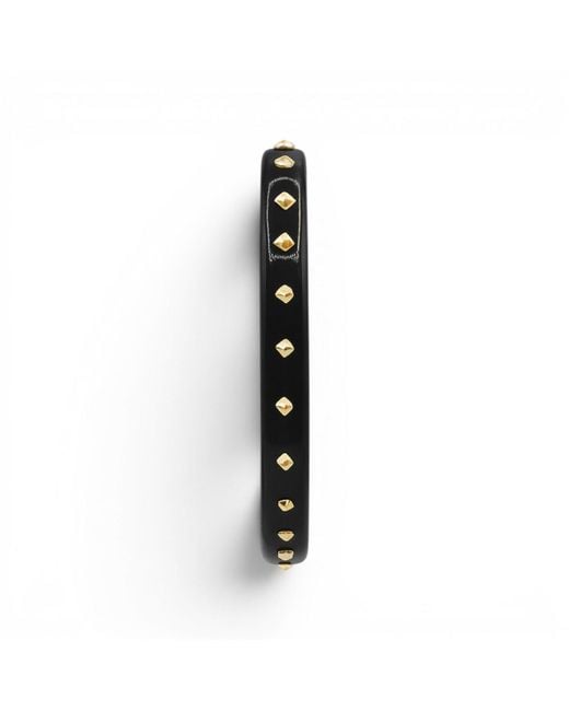Michael Nash Jewelry Black Clementine Studded Resin Bangle