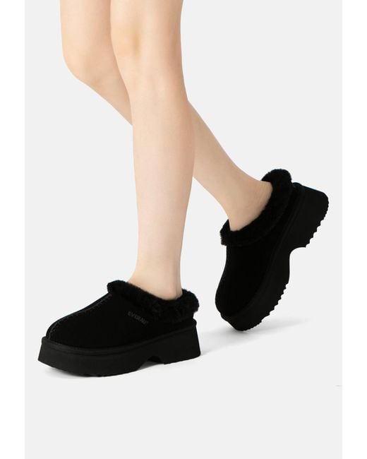 EverAu Australia Black Savanna Chunky Platform Boots