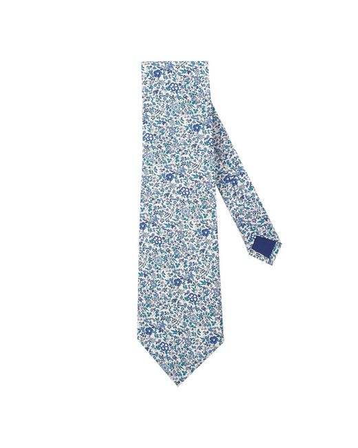 LE COLONEL Blue Liberty Katie & Millie Tie for men