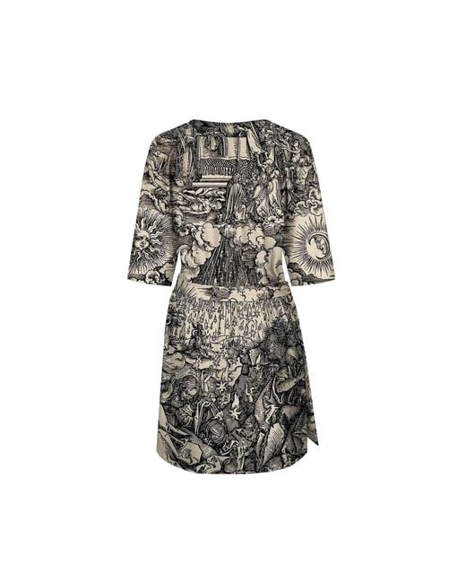 Aloha From Deer Black Durer Series Fifth Seal Envelope Dress