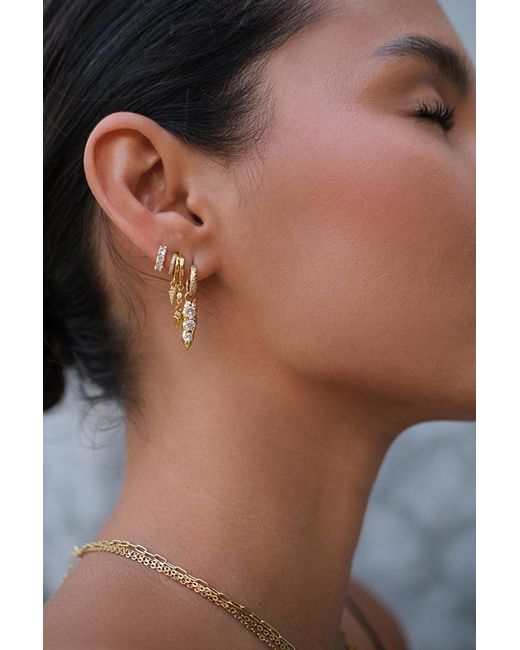 Aaria London Metallic Iris Molten Spike Earring Charm