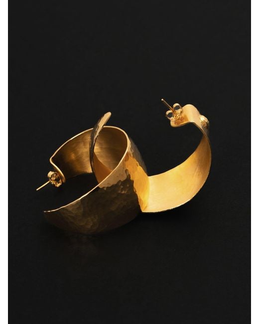 EVA REMENYI Metallic Rustic Earrings