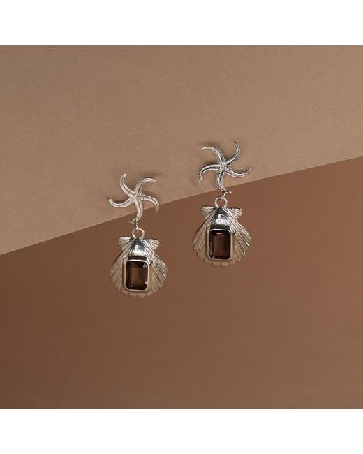 Zoe & Morgan Metallic Alara Earrings