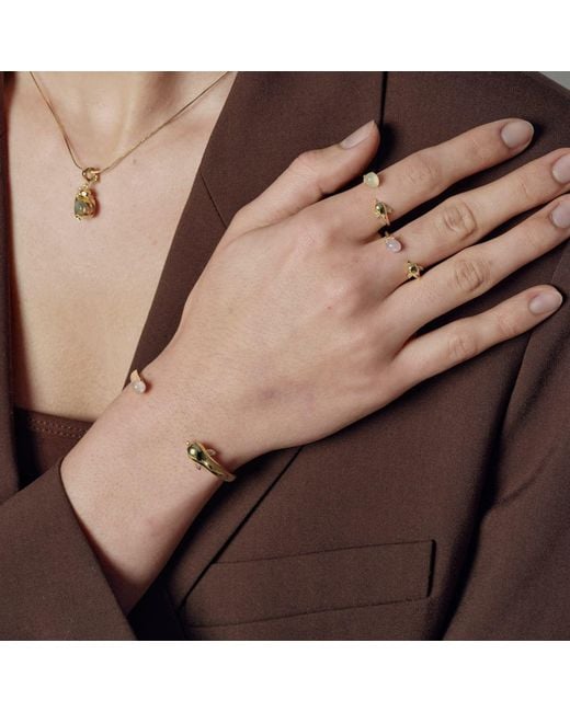 Freqnc Atelier Metallic Dolphin Bangle