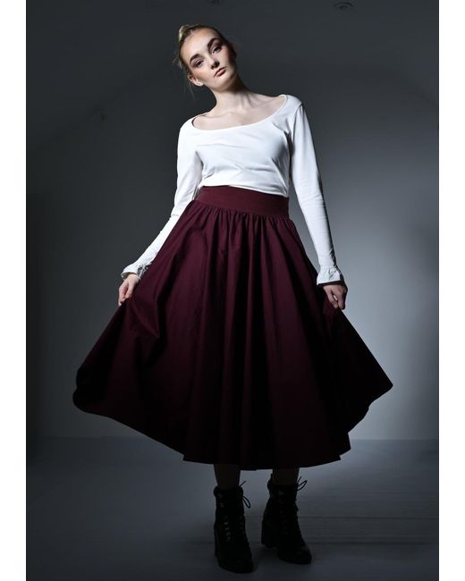 Frock Tales Purple Drury Lane Circle Skirt