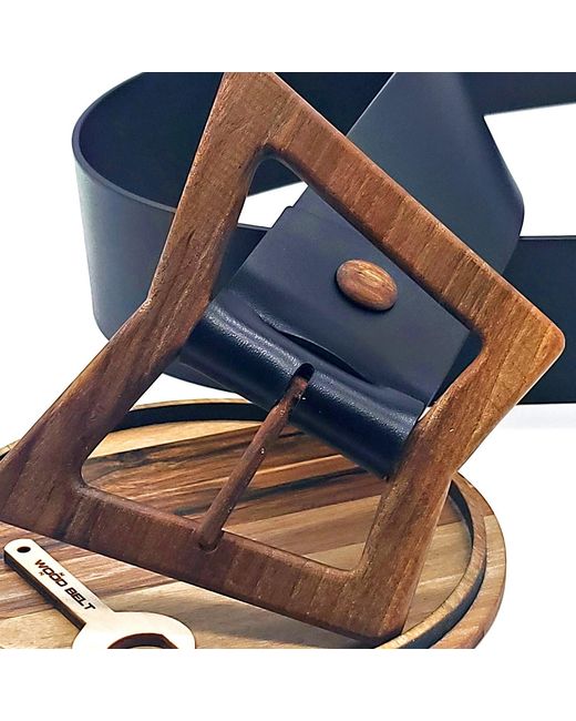 Wood Belt Blue Bryce Free 623