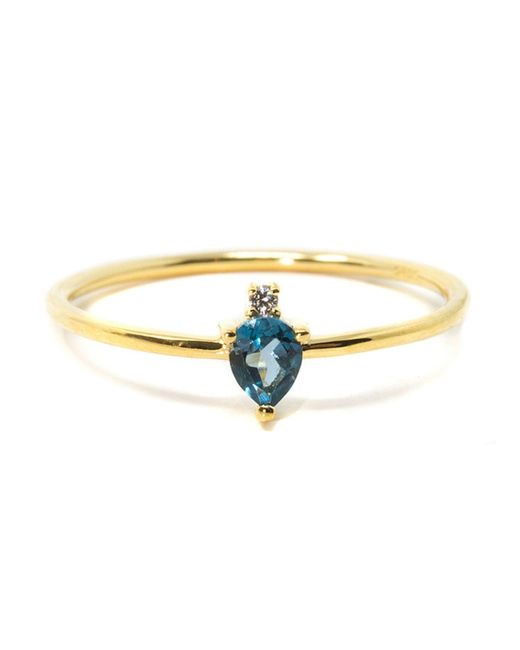 NASI SILVER Multicolor Atarah Ring- Topaz & Topaz