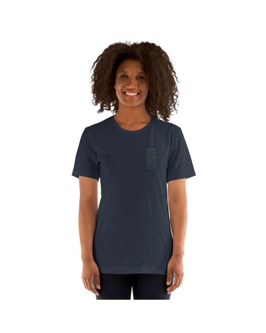 Anchor and Crew Blue Field Notes Postmark Organic Cotton T-Shirt