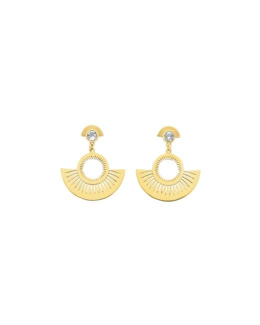 Zoe & Morgan Metallic Pocket Full Of Sunshine Earrings