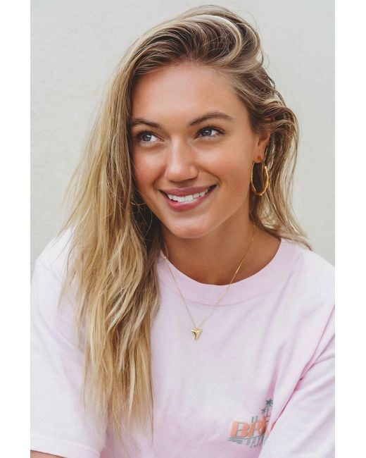 Salty Cali Metallic Bamboo Hoops