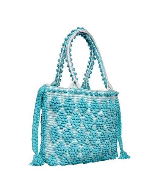 Sidney Byron Blue Signature Wanderlust Tote