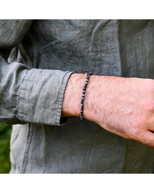 Harbour Uk Blue Orion Labradorite Rope Bracelet