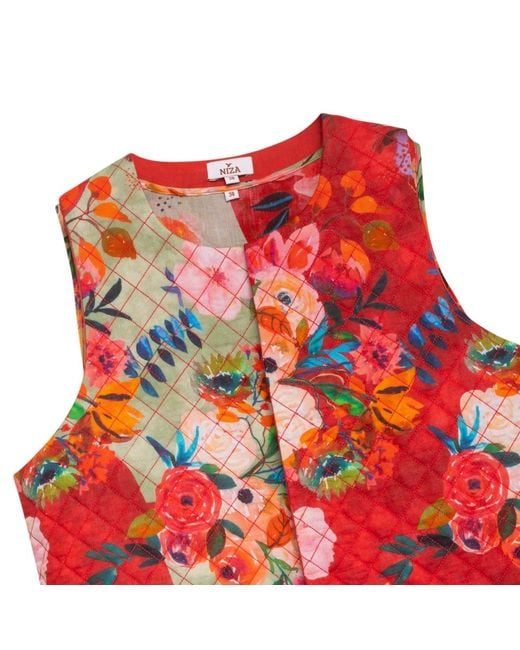 Niza Romantic Inspired Maxi Dress With Ruffles And Floral Print