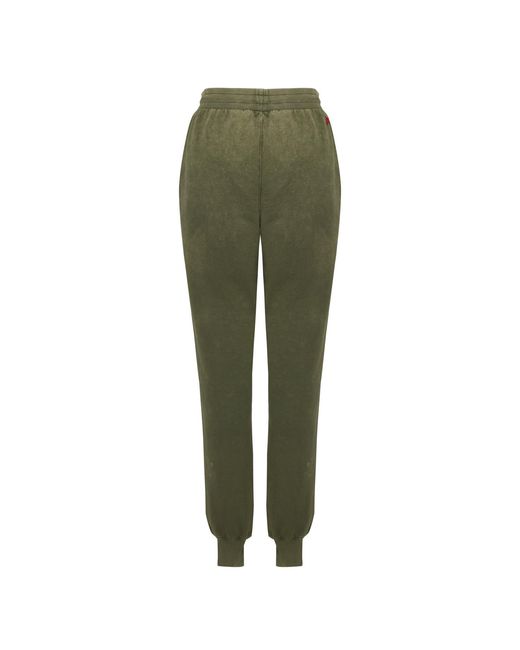 Pcfg Green Acid Washed Track Sweatpant for men