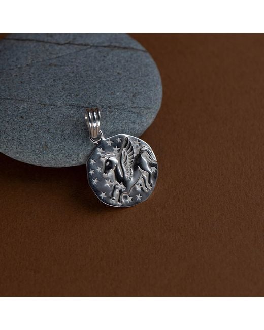 Zoe & Morgan Metallic Pegasus Charm