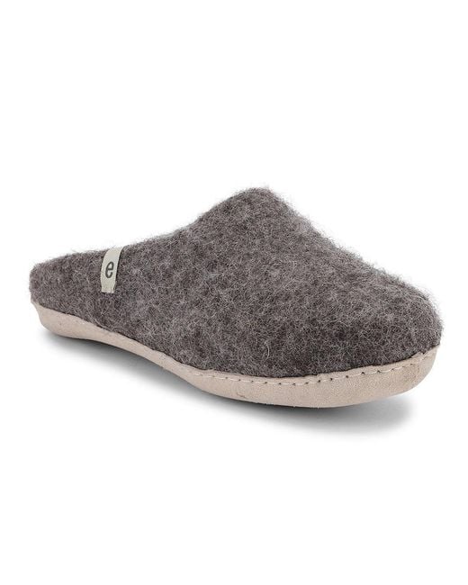 Egos Gray Natural Slipper