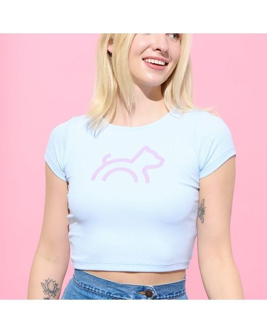 Cloud Haven Blue Rib Logo Tee