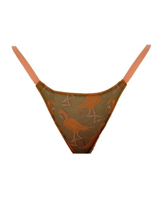 Noblesse Oblige Multicolor Flamingo Lace Panty